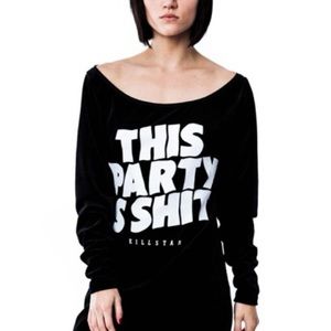 Killstar This Party is Sh*t Velvet Dress Size XS​​​